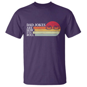 Dad Jokes are How Eye Roll T Shirt Funny Father's Day Gift