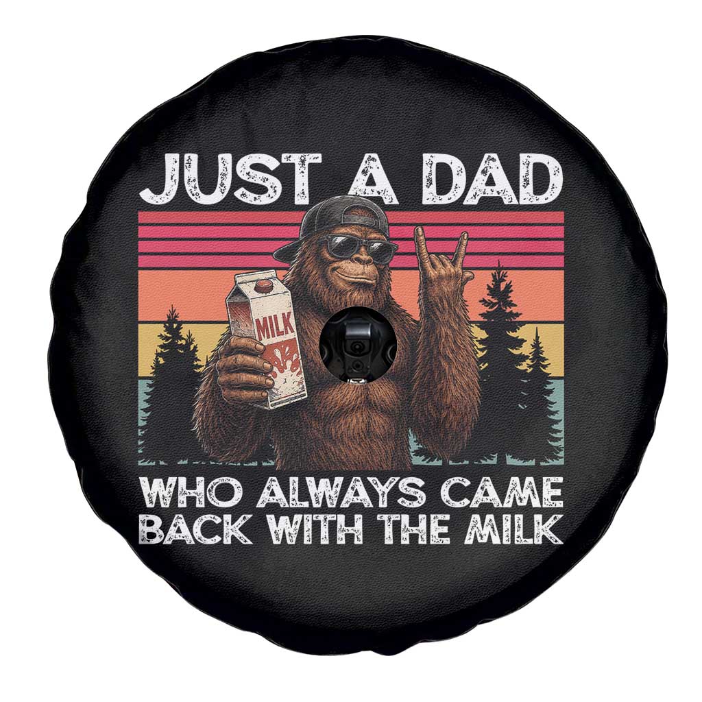 Just a Dad Who Always Came Back with The Milk Spare Tire Cover Funny Father's Day Gift TS14 Print Your Wear