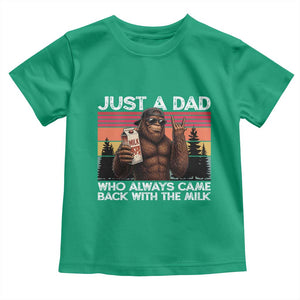 Just a Dad Who Always Came Back with The Milk Toddler T Shirt Funny Father's Day Gift