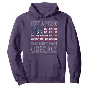 Just A Proud Dad that Didn't Raise Liberals Hoodie Funny Father's Day 4th of July