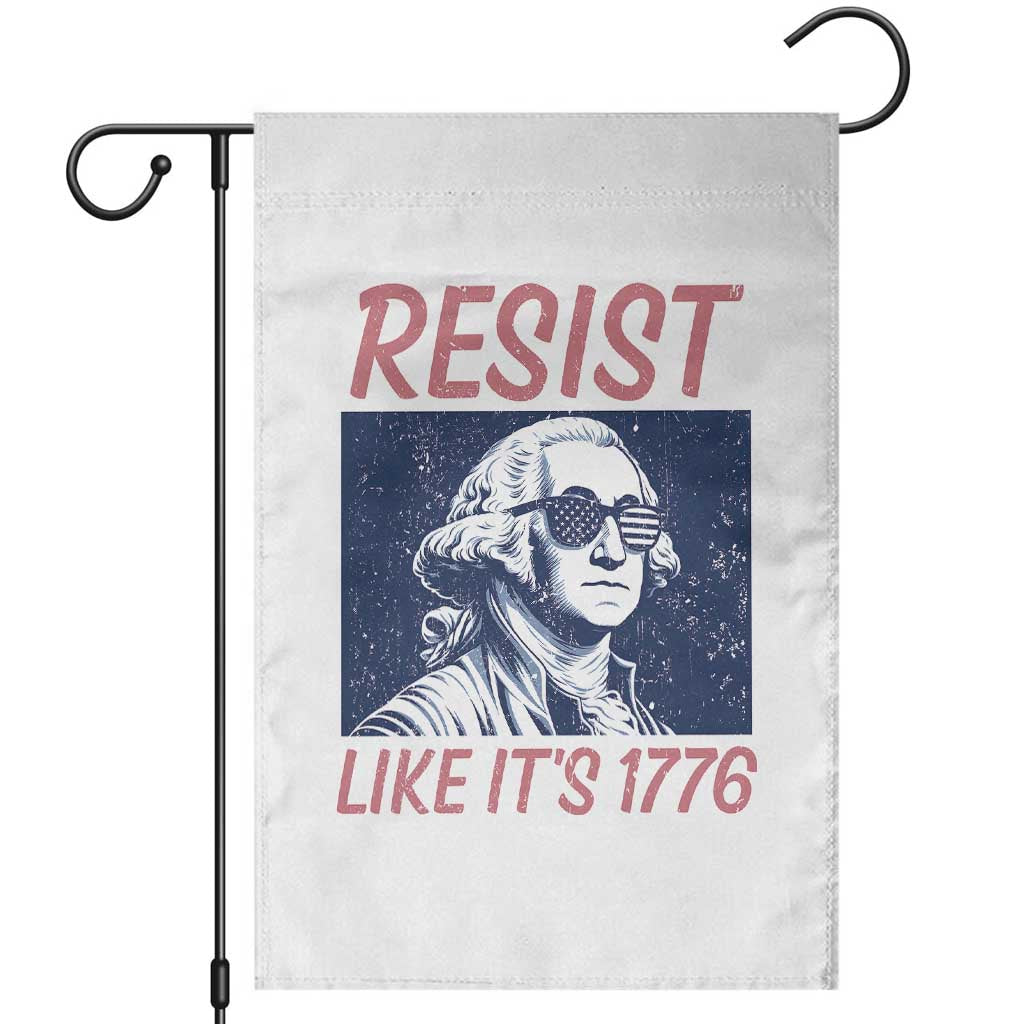 Resist Like its 1776 Garden Flag America 4th of July 250 Years Freedom TS14 White Print Your Wear