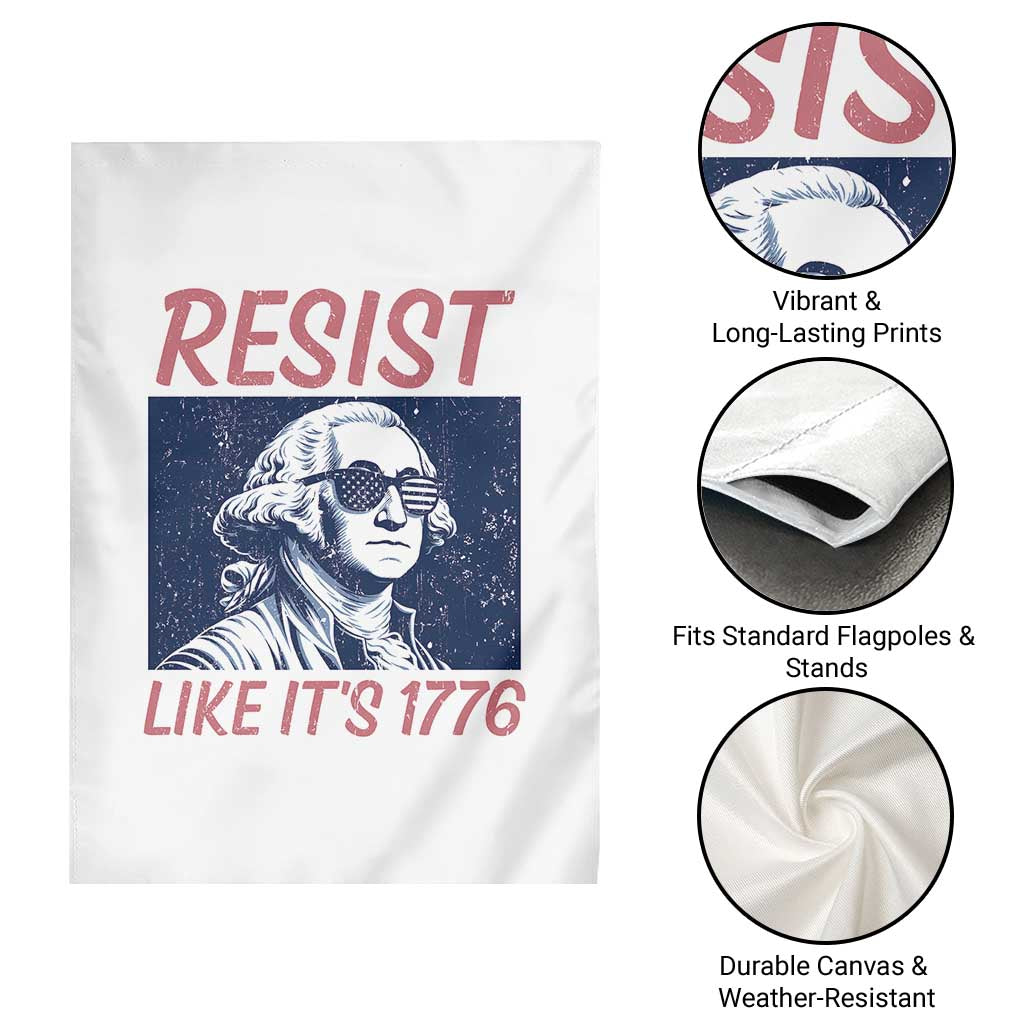 Resist Like its 1776 Garden Flag America 4th of July 250 Years Freedom