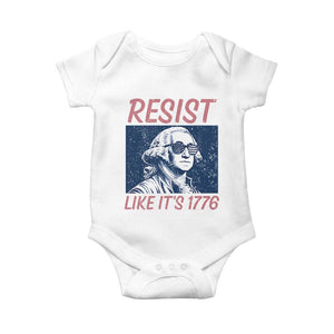 Resist Like its 1776 Baby Onesie America 4th of July 250 Years Freedom