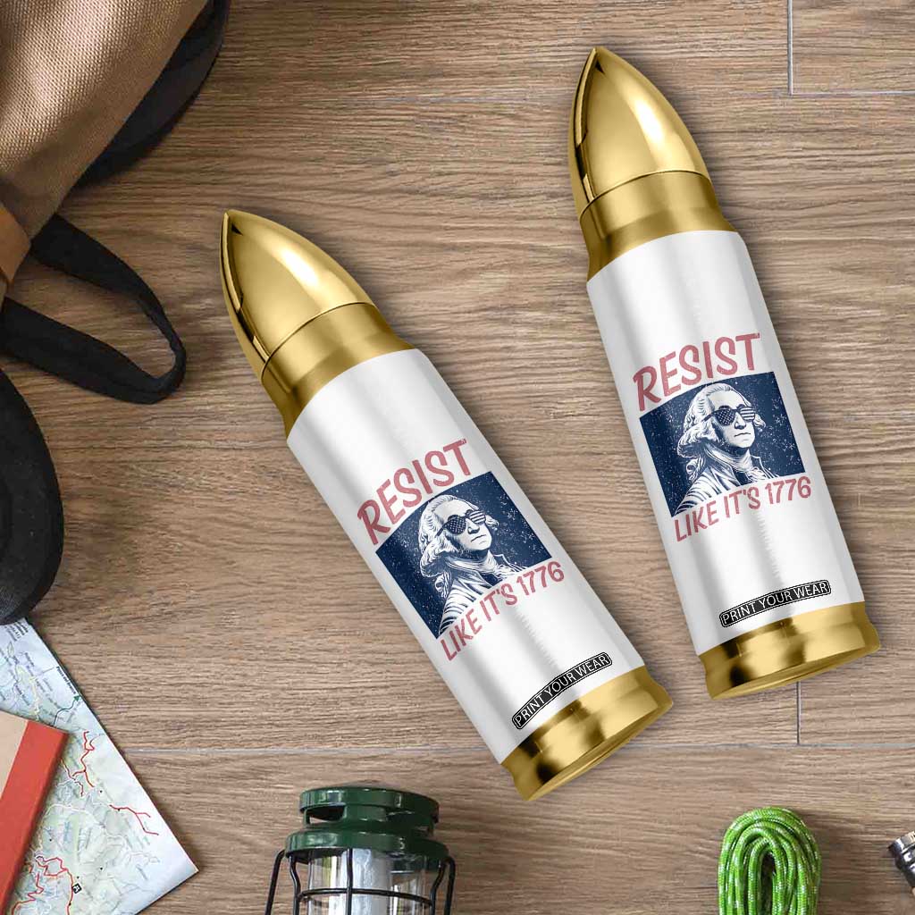 Resist Like its 1776 Bullet Tumbler America 4th of July 250 Years Freedom