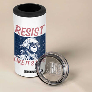 Resist Like its 1776 4 in 1 Can Cooler Tumbler America 4th of July 250 Years Freedom