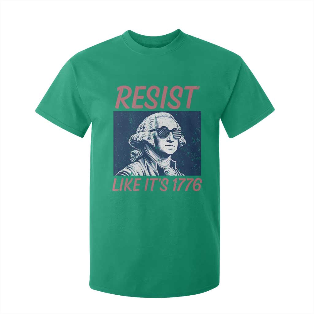 Resist Like its 1776 T Shirt For Kid America 4th of July 250 Years Freedom