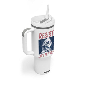 Resist Like its 1776 Tumbler With Handle America 4th of July 250 Years Freedom