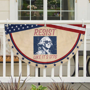 Resist Like its 1776 Patriotic Fan Flag America 4th of July 250 Years Freedom