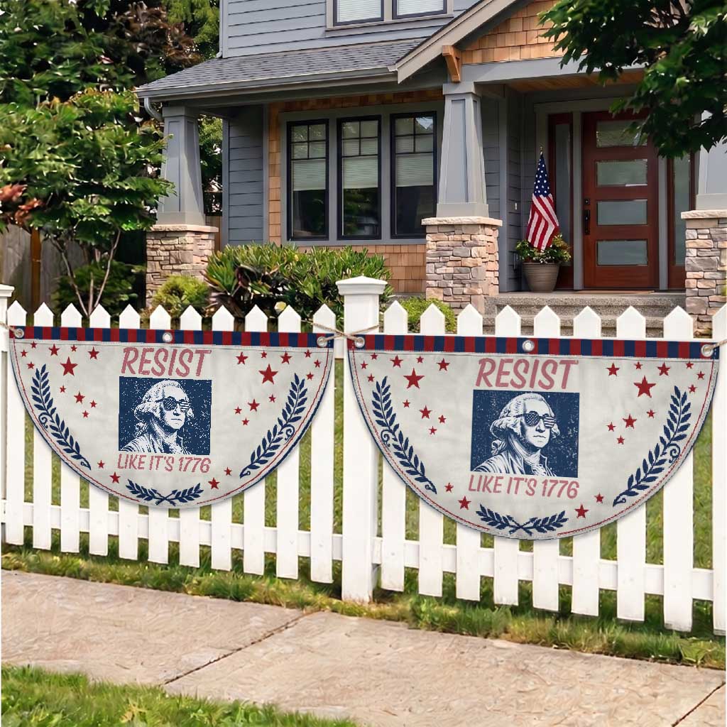 Resist Like its 1776 Patriotic Fan Flag America 4th of July 250 Years Freedom