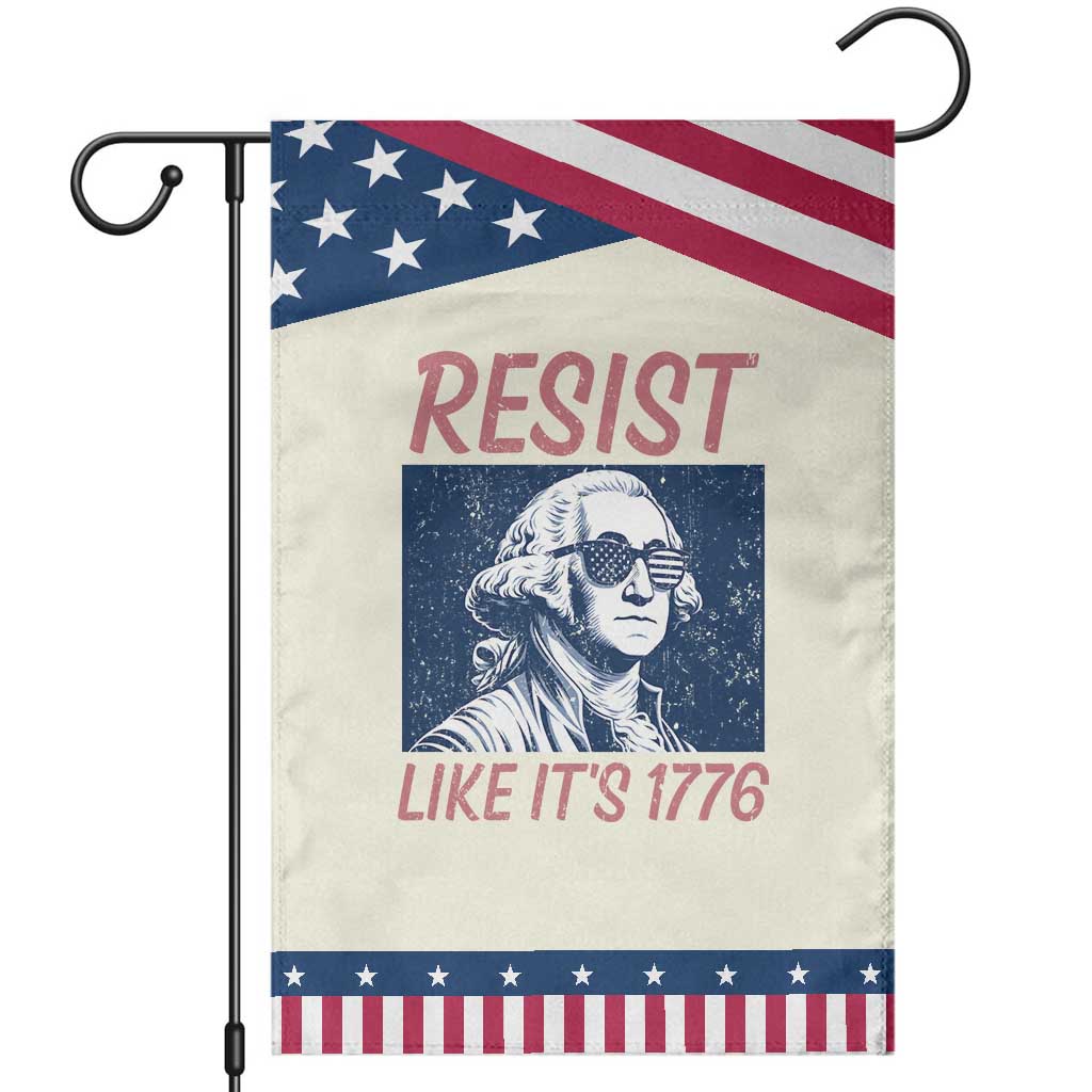 Resist Like its 1776 Patriotic Garden Flag America 4th of July 250 Years Freedom