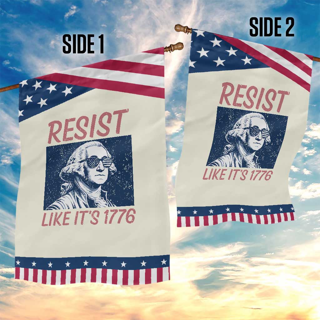Resist Like its 1776 Patriotic Garden Flag America 4th of July 250 Years Freedom