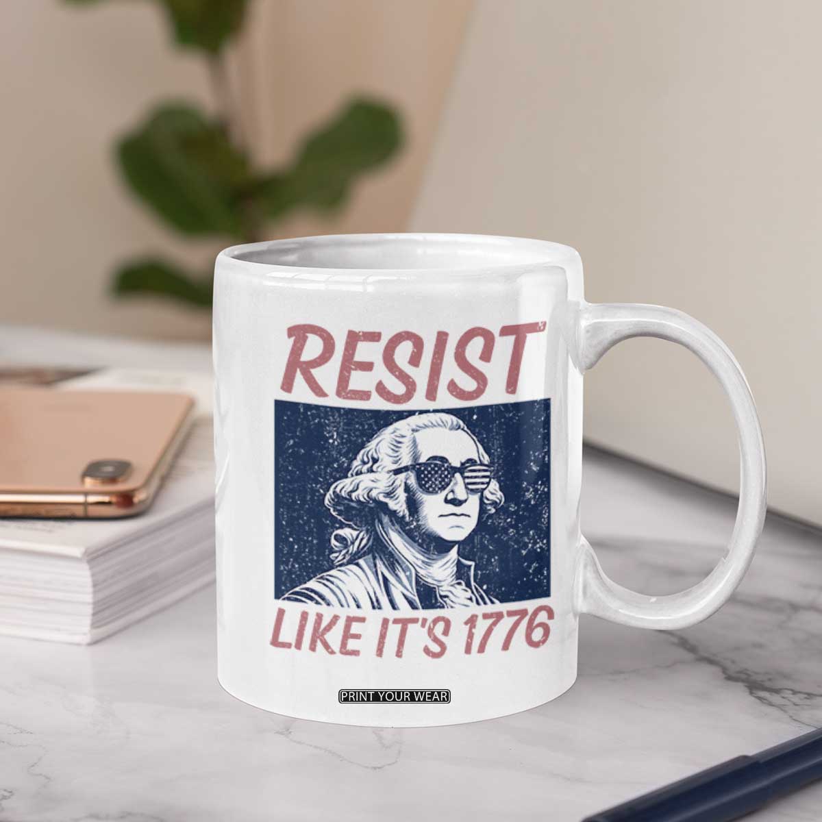 Resist Like its 1776 Coffee Mug America 4th of July 250 Years Freedom