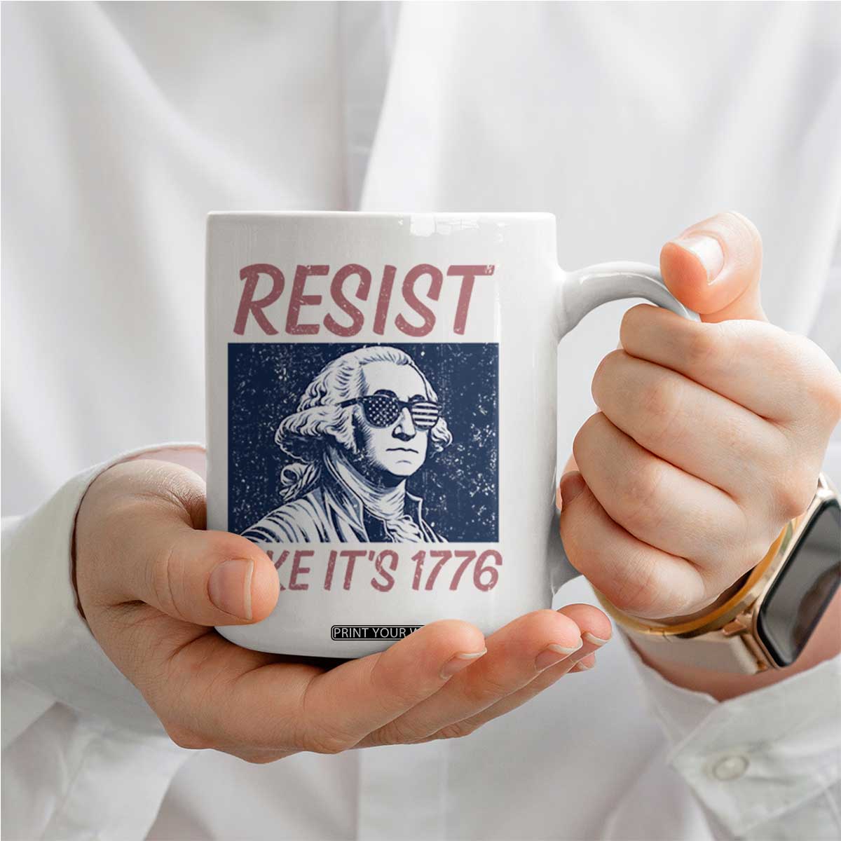 Resist Like its 1776 Coffee Mug America 4th of July 250 Years Freedom