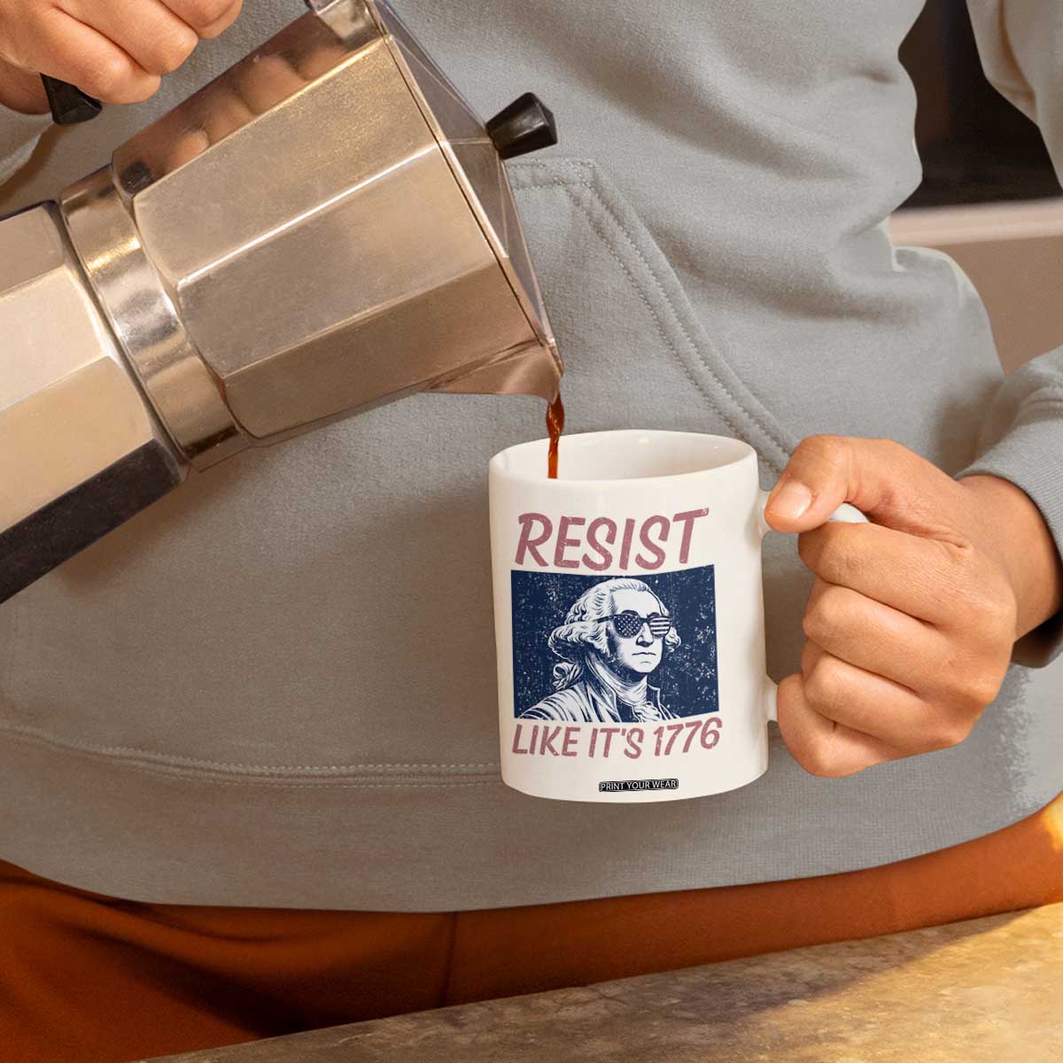 Resist Like its 1776 Coffee Mug America 4th of July 250 Years Freedom