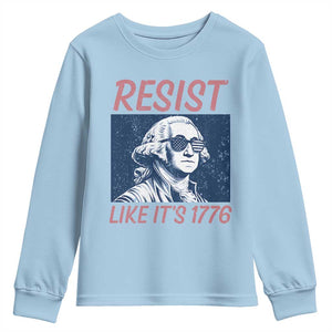 Resist Like its 1776 Youth Sweatshirt America 4th of July 250 Years Freedom