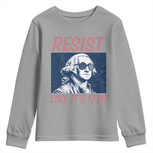 Resist Like its 1776 Youth Sweatshirt America 4th of July 250 Years Freedom