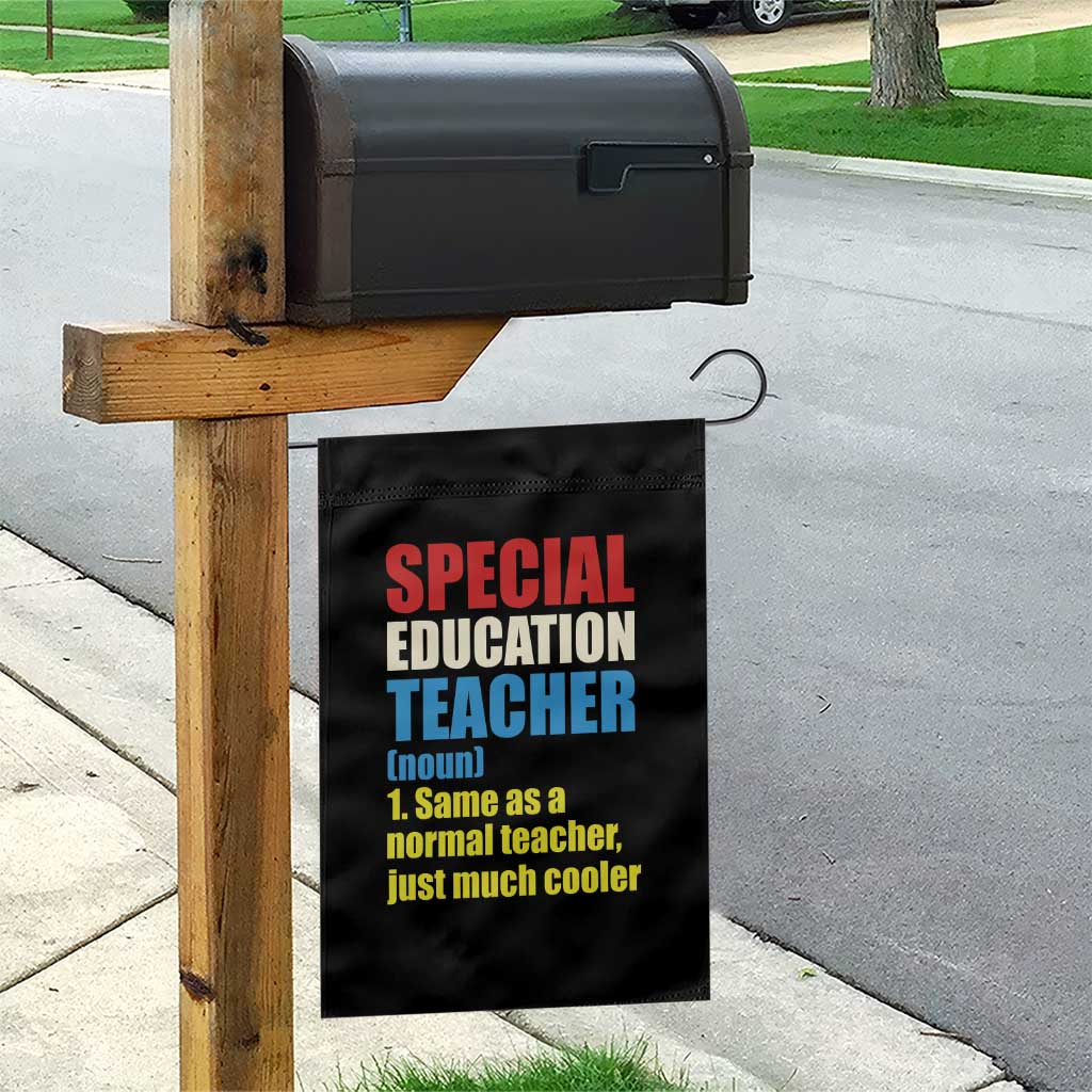 Special Education Teacher Definition Garden Flag Funny Back to School TS14 Print Your Wear