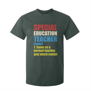 Special Education Teacher Definition T Shirt For Kid Funny Back to School TS14 Dark Forest Green Print Your Wear