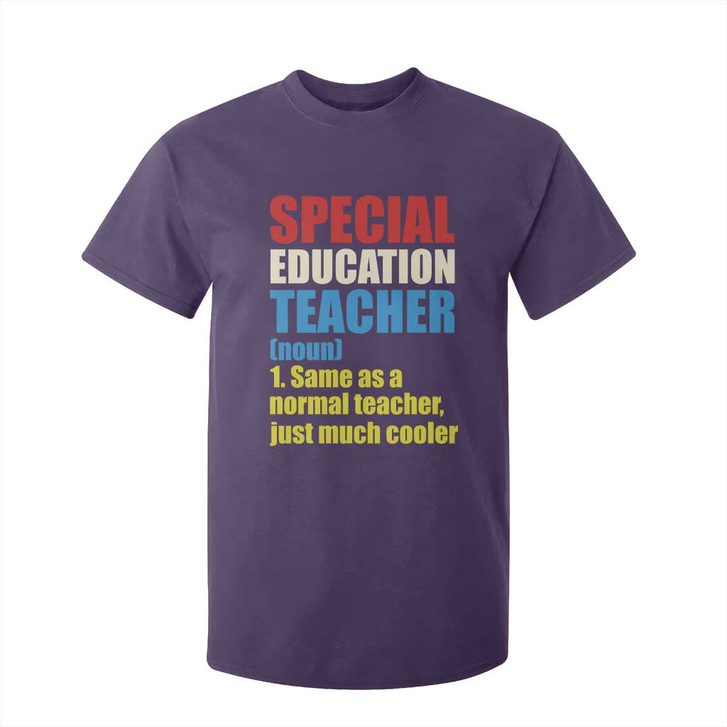 Special Education Teacher Definition T Shirt For Kid Funny Back to School TS14 Purple Print Your Wear