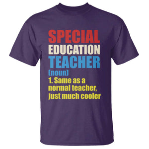 Special Education Teacher Definition T Shirt Funny Back to School TS14 Purple Print Your Wear
