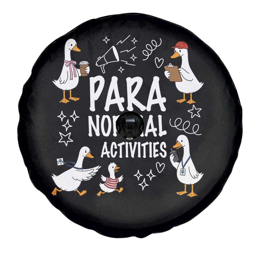 Silly Goose Para Normal Activities Spare Tire Cover Funny SPED Teachers Aide Para Normal Activities TS14 Print Your Wear