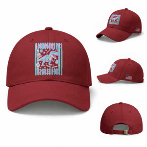 Funny Dinosaur First Day of School Pre-k Kindergarten Baseball Cap I'm Ready To Pre K