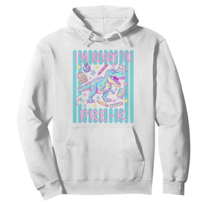 Funny Dinosaur First Day of School Pre-k Kindergarten Hoodie I'm Ready To Pre K
