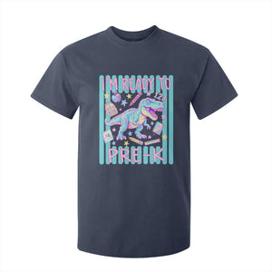 Funny Dinosaur First Day of School Pre-k Kindergarten T Shirt For Kid I'm Ready To Pre K