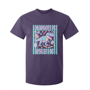 Funny Dinosaur First Day of School Pre-k Kindergarten T Shirt For Kid I'm Ready To Pre K