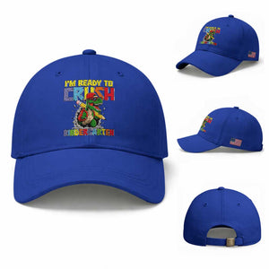 I'm Ready to Crush Pre-K Back to School T-Rex Dinosaur Baseball Cap