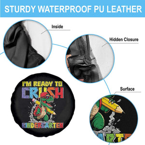 I'm Ready to Crush Pre-K Back to School T-Rex Dinosaur Spare Tire Cover