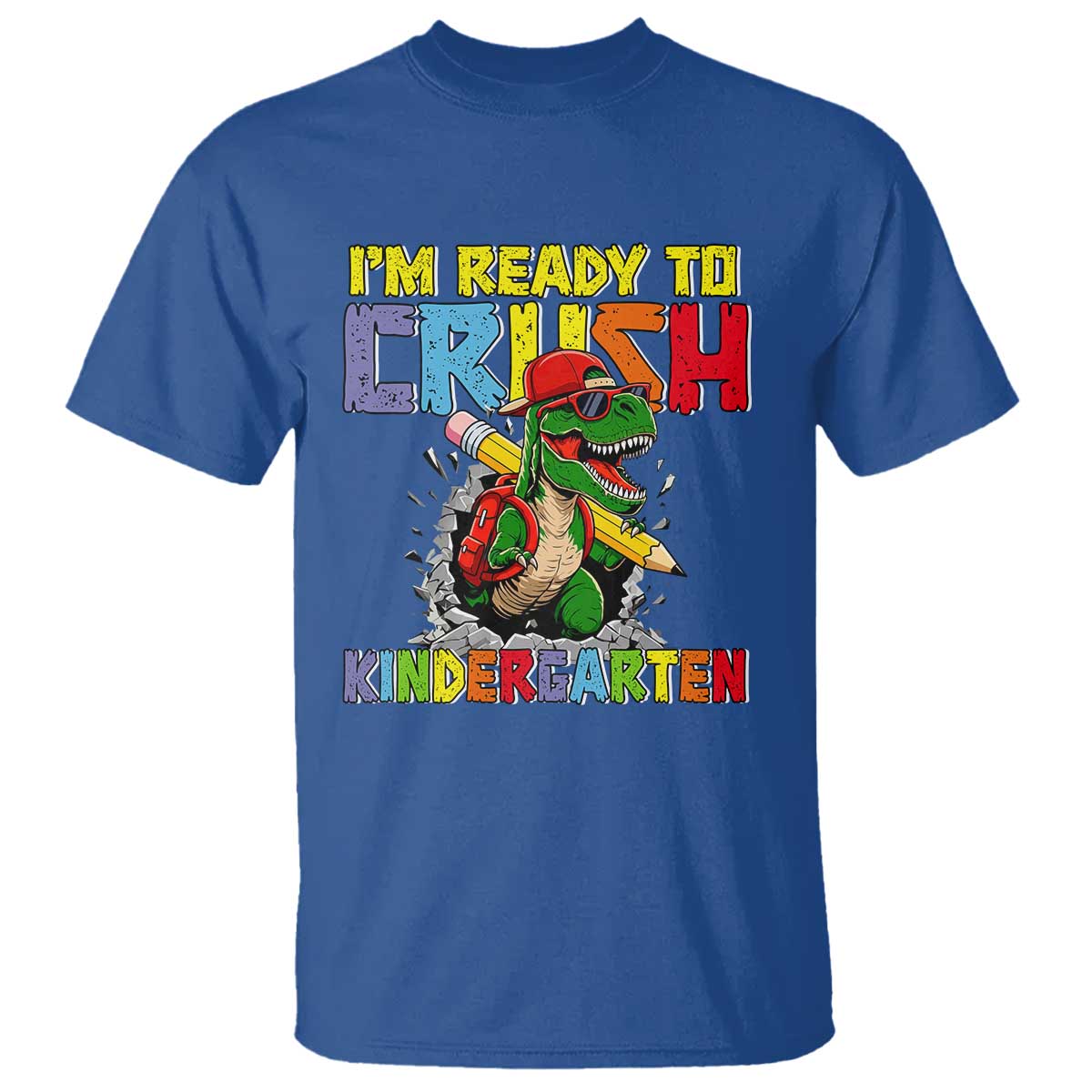 I'm Ready to Crush Pre-K Back to School T-Rex Dinosaur T Shirt