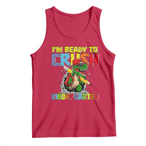 I'm Ready to Crush Pre-K Back to School T-Rex Dinosaur Tank Top