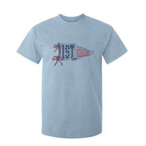 1st Grade Teacher Pennant US Flag Back to School T Shirt For Kid