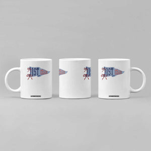 1st Grade Teacher Pennant US Flag Back to School Coffee Mug