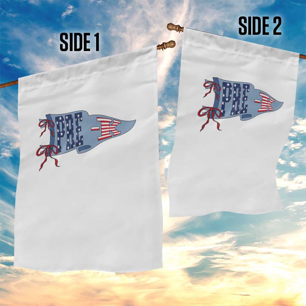 Pre-K Teacher Pennant US Flag Back to School Garden Flag TS14 Print Your Wear