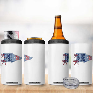 Pre-K Teacher Pennant US Flag Back to School 4 in 1 Can Cooler Tumbler TS14 Print Your Wear