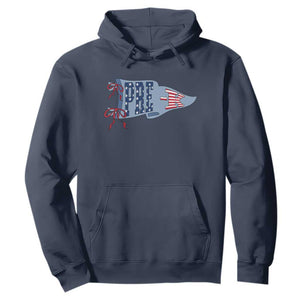 Pre-K Teacher Pennant US Flag Back to School Hoodie TS14 Navy Print Your Wear