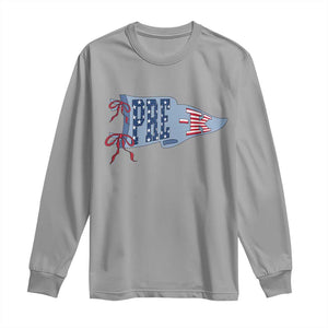 Pre-K Teacher Pennant US Flag Back to School Long Sleeve Shirt TS14 Sport Gray Print Your Wear