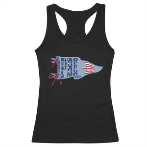 Pre-K Teacher Pennant US Flag Back to School Racerback Tank Top TS14 Black Print Your Wear