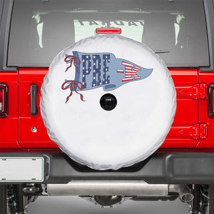 Pre-K Teacher Pennant US Flag Back to School Spare Tire Cover TS14 White Print Your Wear