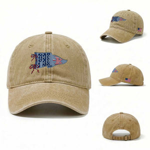 Pre-K Teacher Pennant US Flag Back to School Washed Cotton Baseball Cap TS14 Washed Cap Universal Fit Khaki Print Your Wear