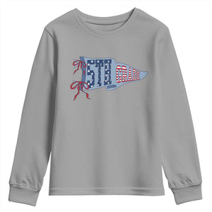 5th Grade Teacher Pennant US Flag Back to School Youth Sweatshirt