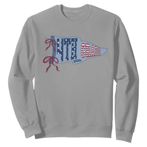 4th Grade Teacher Pennant US Flag Back to School Sweatshirt