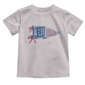 3rd Grade Teacher Pennant US Flag Back to School Toddler T Shirt