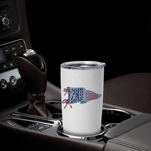 2nd Grade Teacher Pennant US Flag Back to School Tumbler Cup