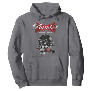 Plumber Plumbing Skull Hoodie King Of Trades TS14 Charcoal Print Your Wear