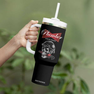 Plumber Plumbing Skull Tumbler With Handle King Of Trades TS14 Print Your Wear