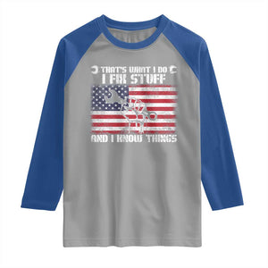Patriotic Mechanic American Flag Car Repairman Raglan Shirt TS14 Sport Gray Royal Print Your Wear
