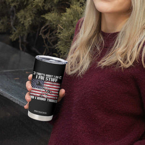 Patriotic Mechanic American Flag Car Repairman Tumbler Cup TS14 Print Your Wear